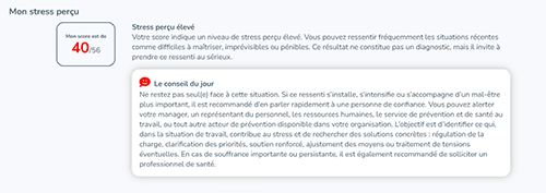 Analyse stress équipe
